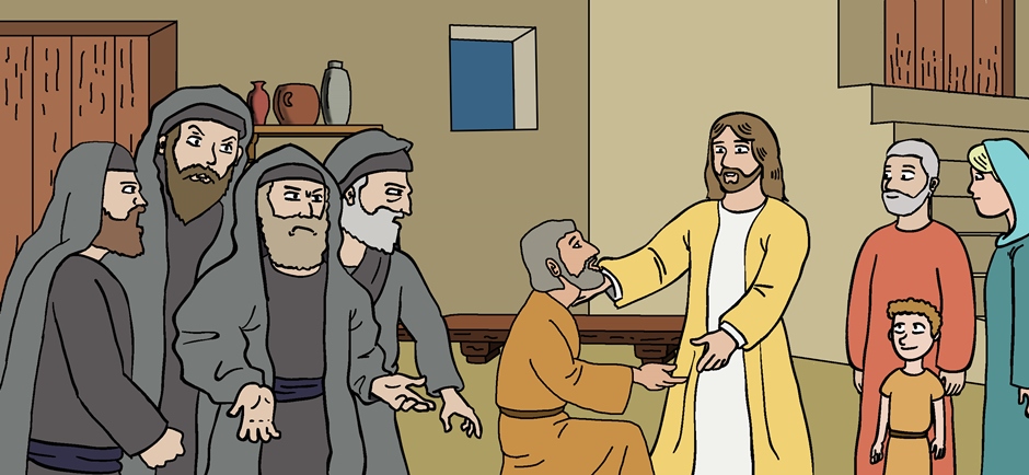 Ils observaient Jésus pour voir s’il ferait une guérison le jour du sabbat  dans comportements